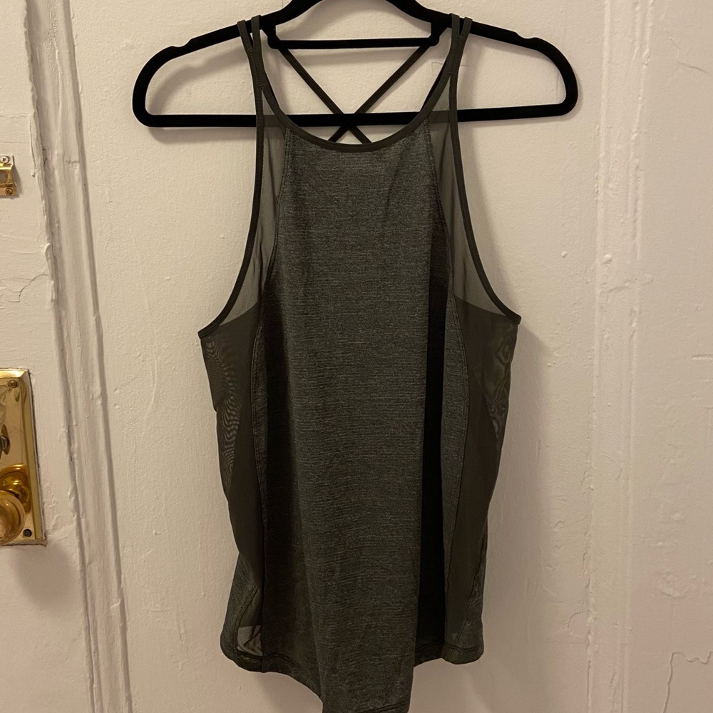 LULULEMON heather green Tank size 6